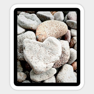 Heart Stone Calming Natureview Sticker